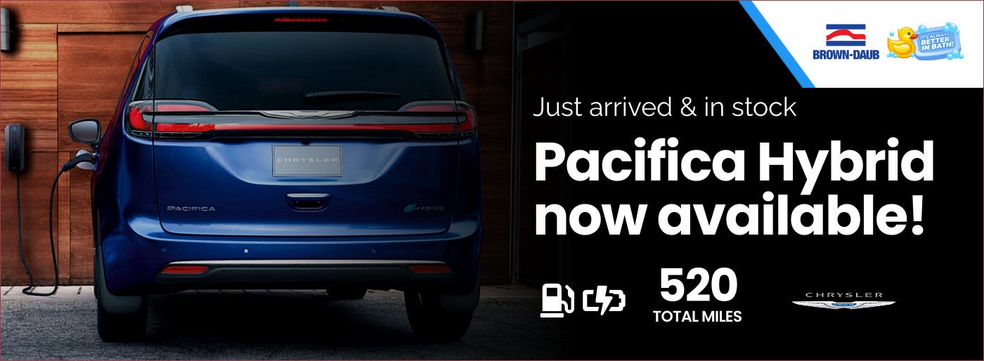Pacifica Hybrid now available! 